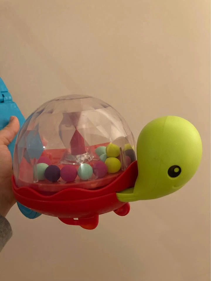 B. Walk 'n' Pop Light Up Popping Turtle Push Along Toy - photo 4
