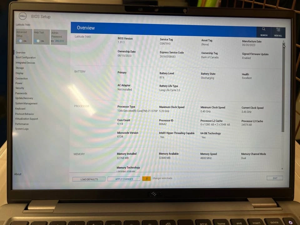 Dell Latitude 7440 – i7 / 32GB / 512GB / Touchscreen – Parts or - photo 3
