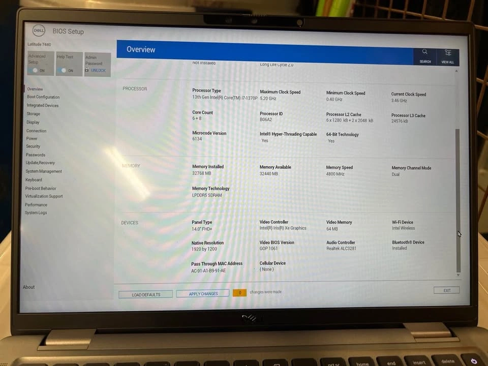Dell Latitude 7440 – i7 / 32GB / 512GB / Touchscreen – Parts or - photo 4