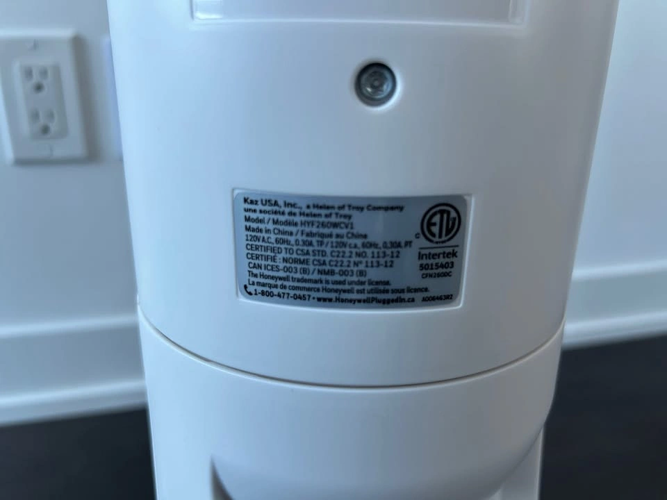 Tower Fan Honeywell QuietSet 40” - White - photo 5