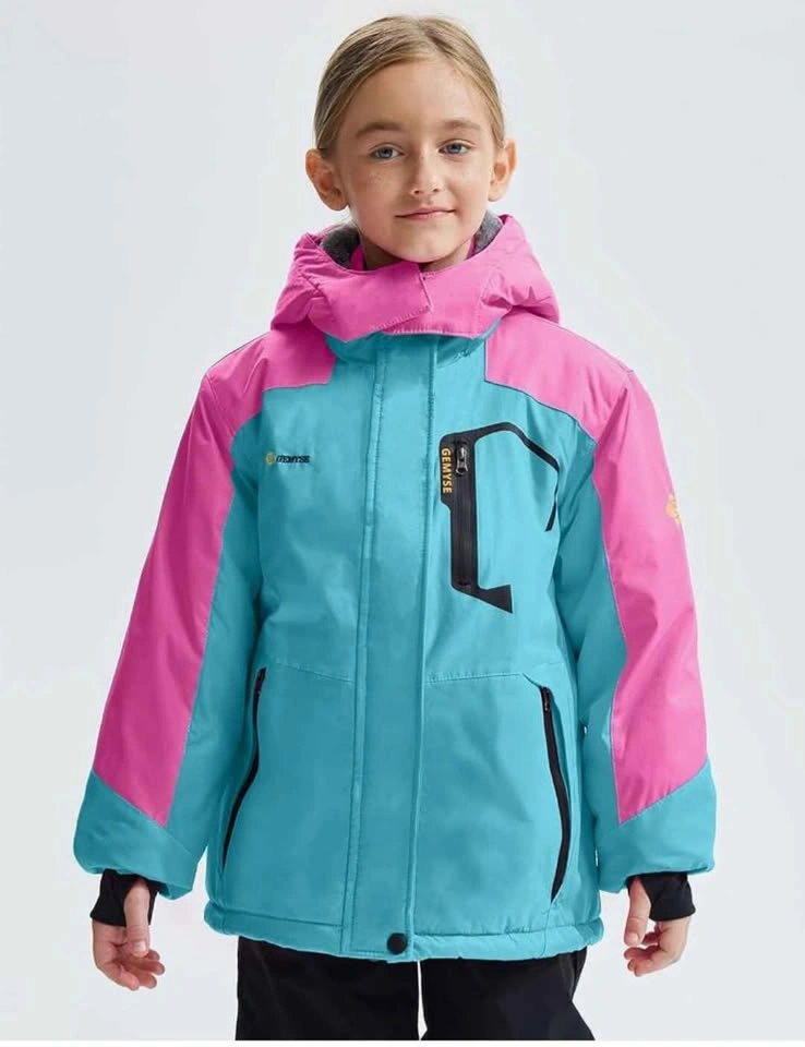 GEMYSE Girl's Waterproof Ski Snow Jacket Size 14-16 - photo 2
