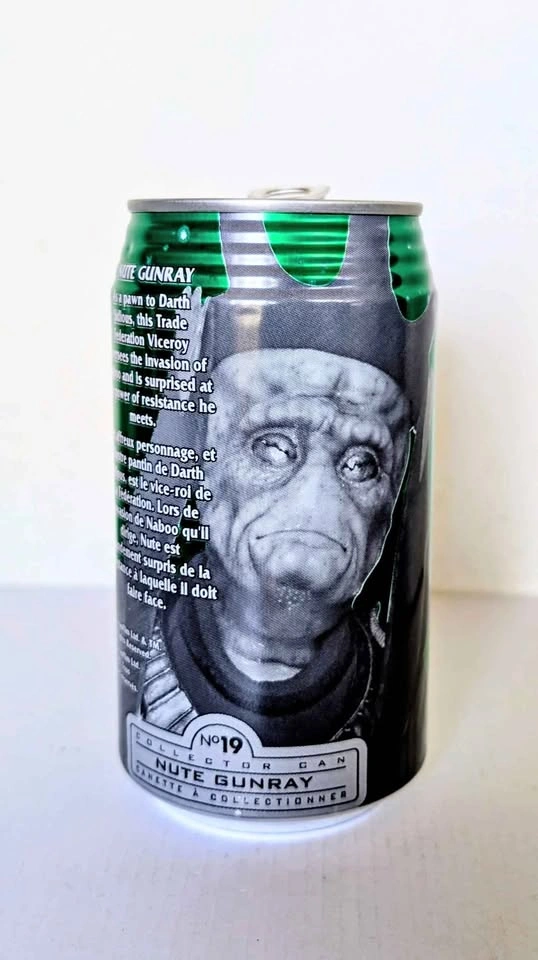 Vintage 1999 Star Wars Episode I 7up Collector Can (Nute Gunray)