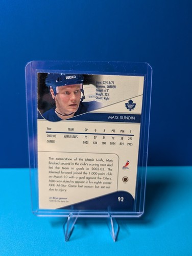 Toronto Maple Leafs 6-Card Lot Kaberle Auto Sundin Salming - photo 5