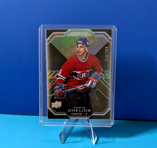 Chris Chelios /299 Larry Robinson 2 Card Lot Montreal Canadiens - photo 2