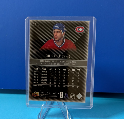 Chris Chelios /299 Larry Robinson 2 Card Lot Montreal Canadiens - photo 3