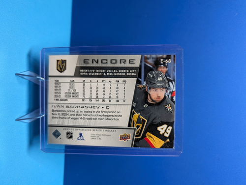Thatcher Demko 2025-26 Upper Deck Series 1 Encore E-35 Canucks - photo 2