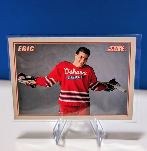 Eric Lindros 1990-91 Score B5 Bonus Card Oshawa Generals