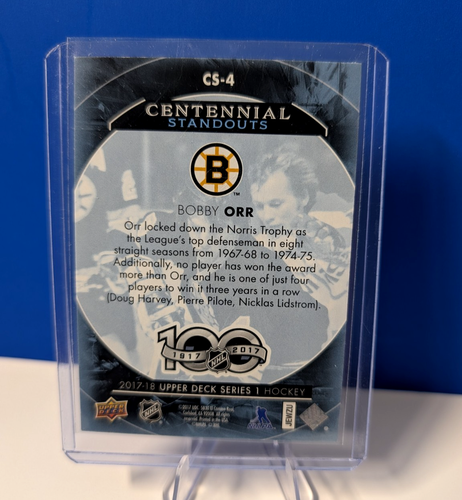 Bobby Orr 4 Card Lot UD Centennial Team Canada MVP Heroes - photo 3