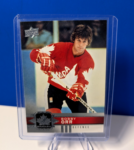 Bobby Orr 4 Card Lot UD Centennial Team Canada MVP Heroes - photo 4