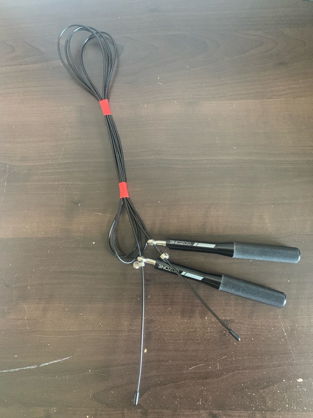 GoZone Cable Jump Rope – 9’ – Black