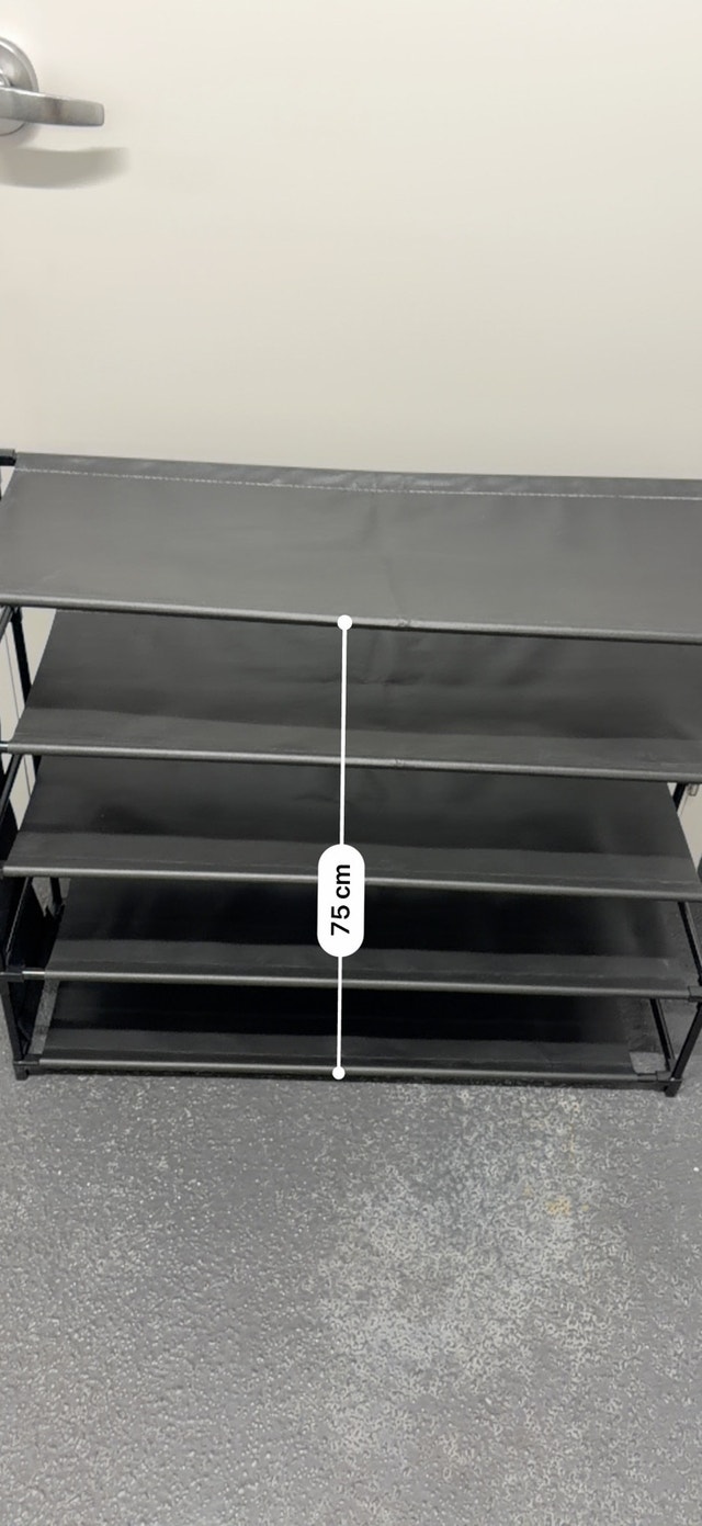 Black Shoe Rack