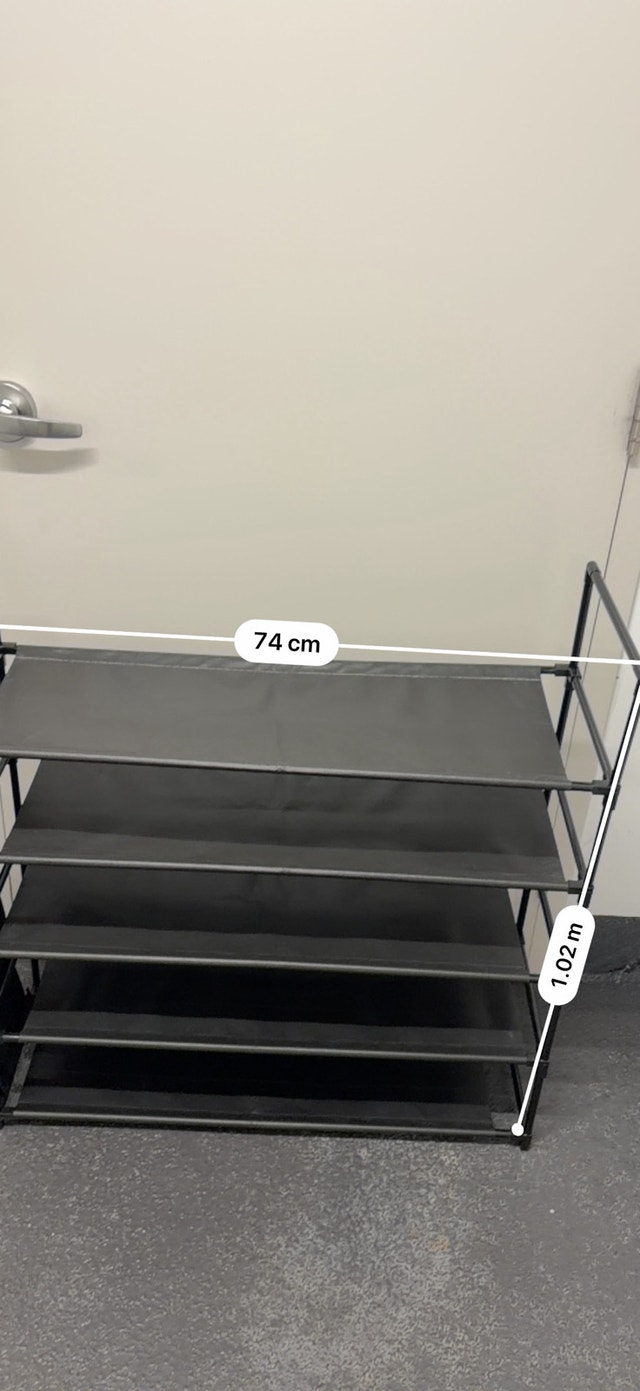 Black Shoe Rack - photo 4