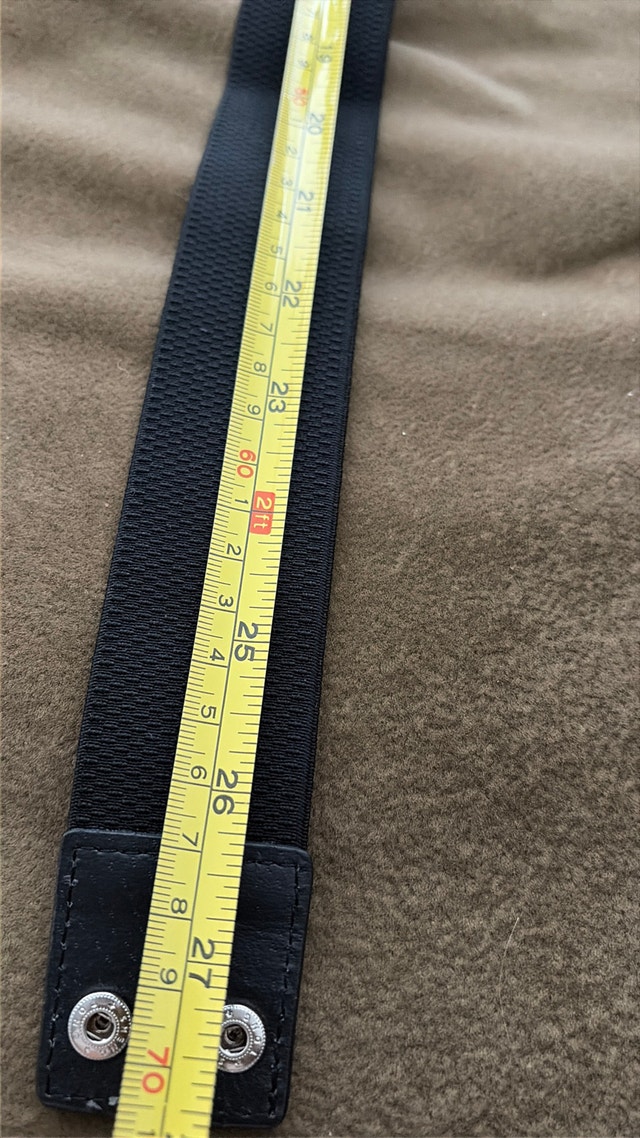 Black Elastic Waist Belt - photo 2