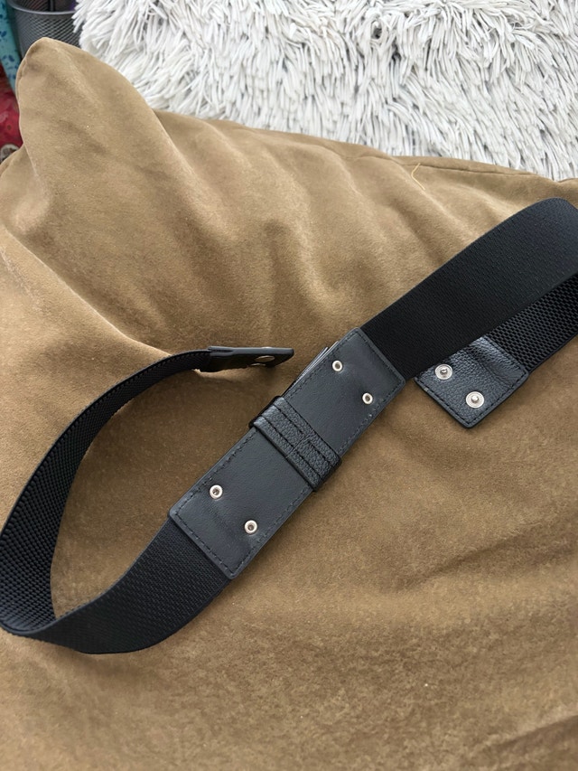 Black Elastic Waist Belt - photo 4