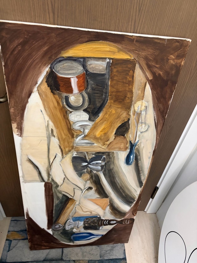 Abstract Still Life Oil Painting - photo 2