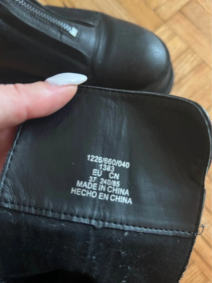Bershka Front Zip Platform Boots Size 37 - photo 4