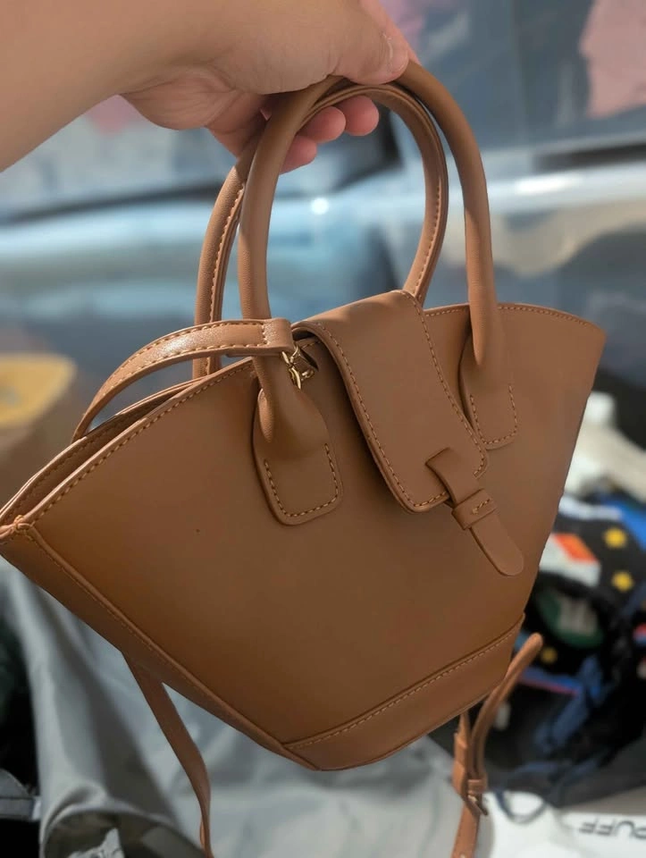 Tan Winged Crossbody Handbag (Paris/64 inspired) - photo 2