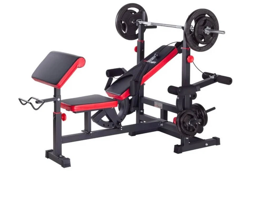 A-Staff Multi-Functional Weight Bench with Squat Rack - photo 2
