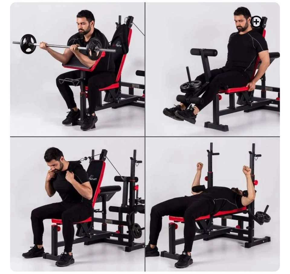 A-Staff Multi-Functional Weight Bench with Squat Rack - photo 5