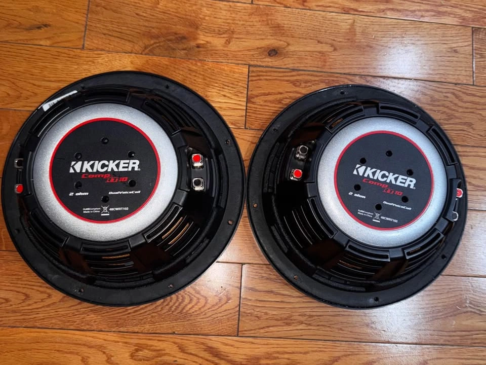 KICKER CompRT 10" Subwoofer, DVC, 2-ohm, RoHS Compliant - photo 4
