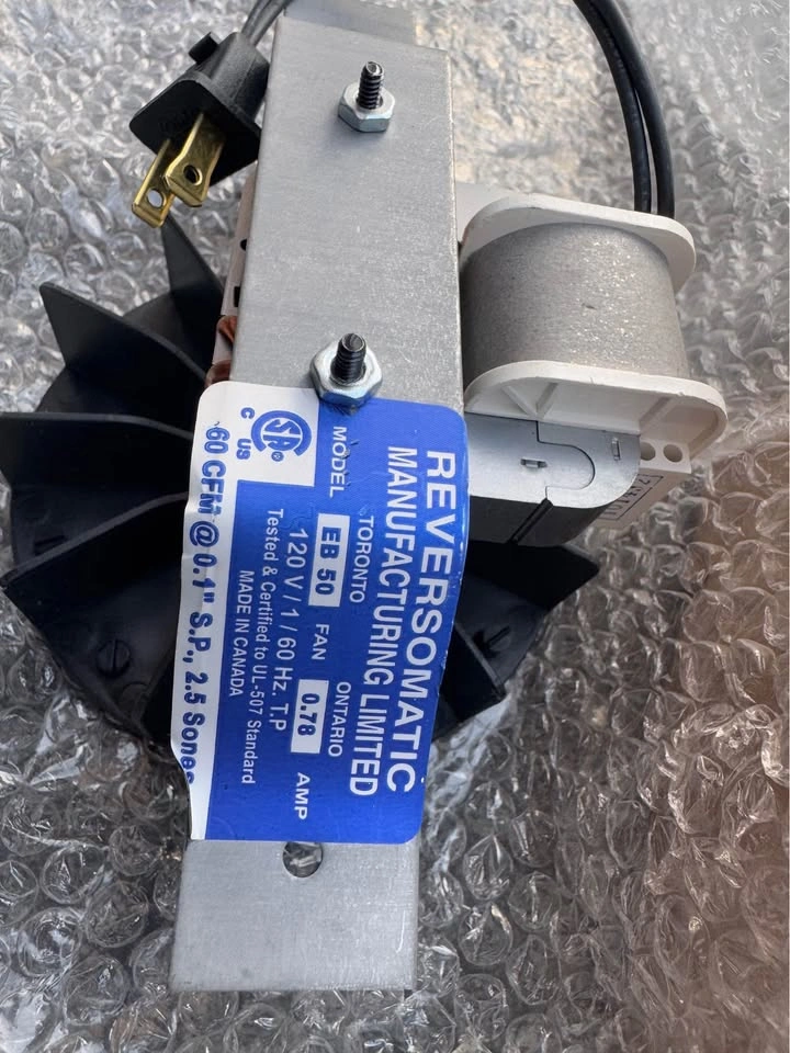 Exhaust fan motor replacement
