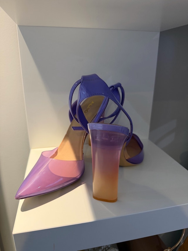 Lilac See through Aldo High Heels - photo 2