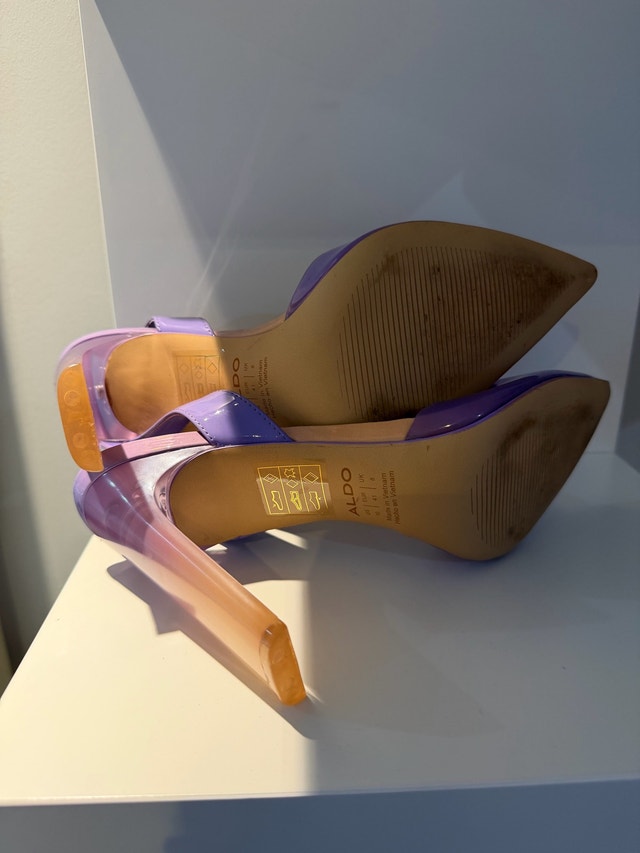 Lilac See through Aldo High Heels - photo 3