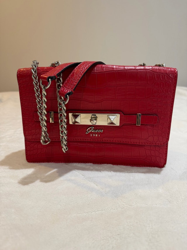 Guess Chain Red Purse