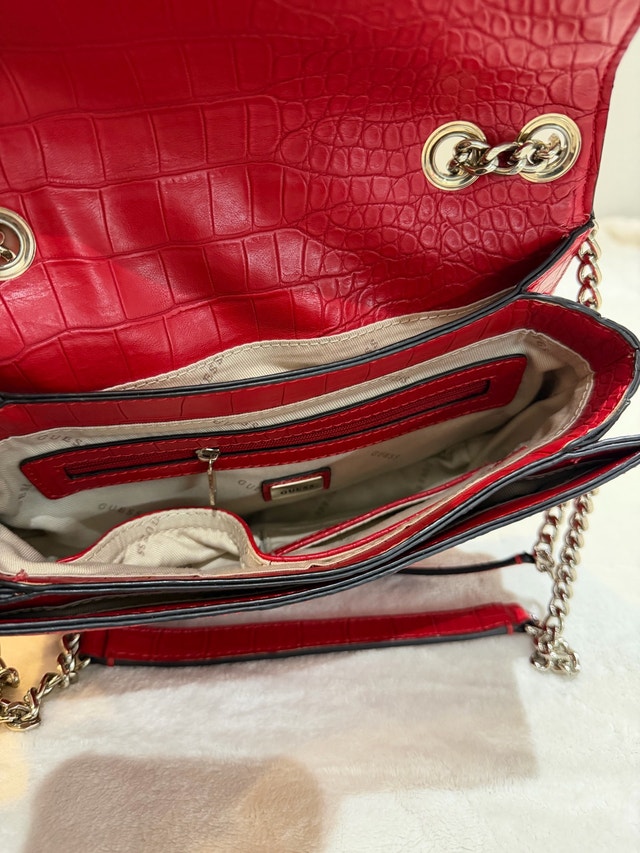 Guess Chain Red Purse - photo 5