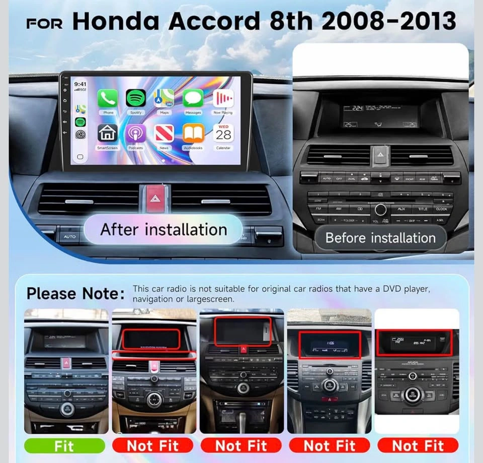 Linux Car Radio Upgrade for Honda Accord 8th - photo 2