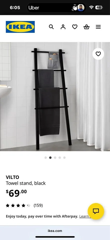 IKEA VILTO towel / blanket ladder thumbnail