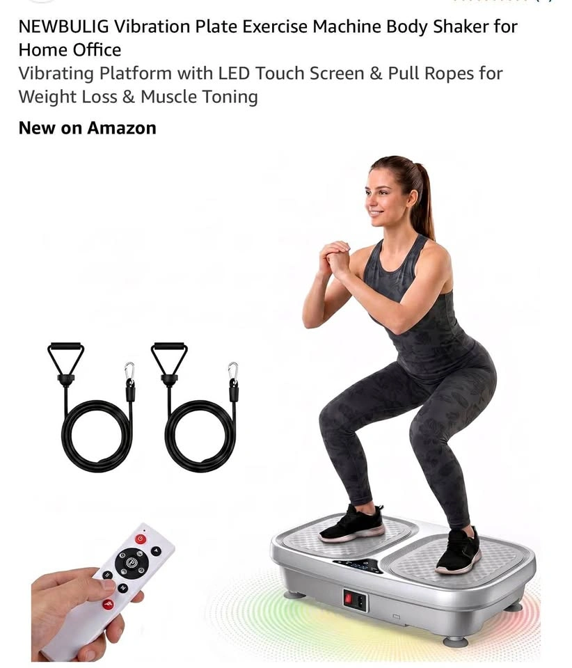 Vibration Plate Exercise Machine Body Shaker for Home Office