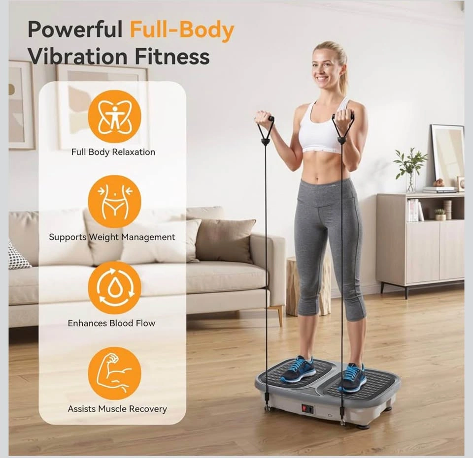 Vibration Plate Exercise Machine Body Shaker for Home Office - photo 2