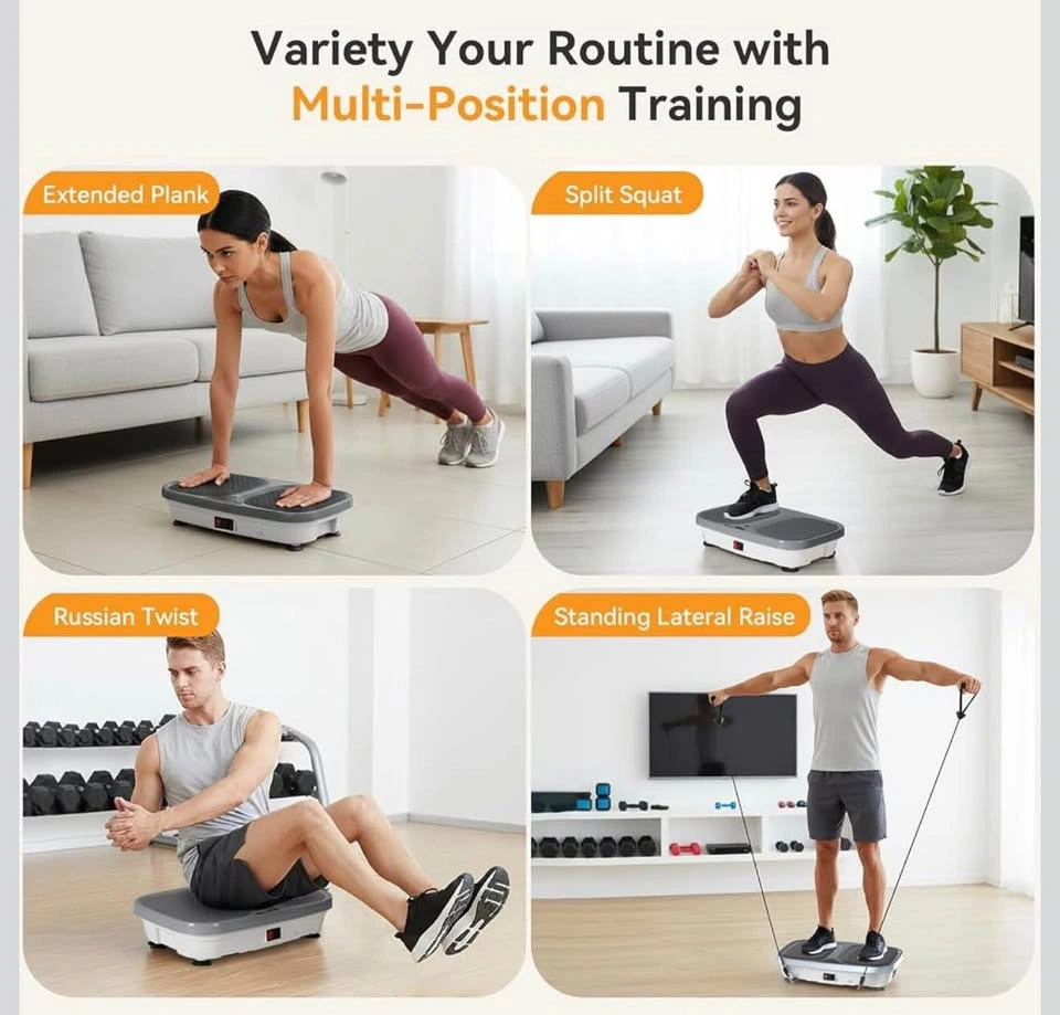Vibration Plate Exercise Machine Body Shaker for Home Office - photo 3