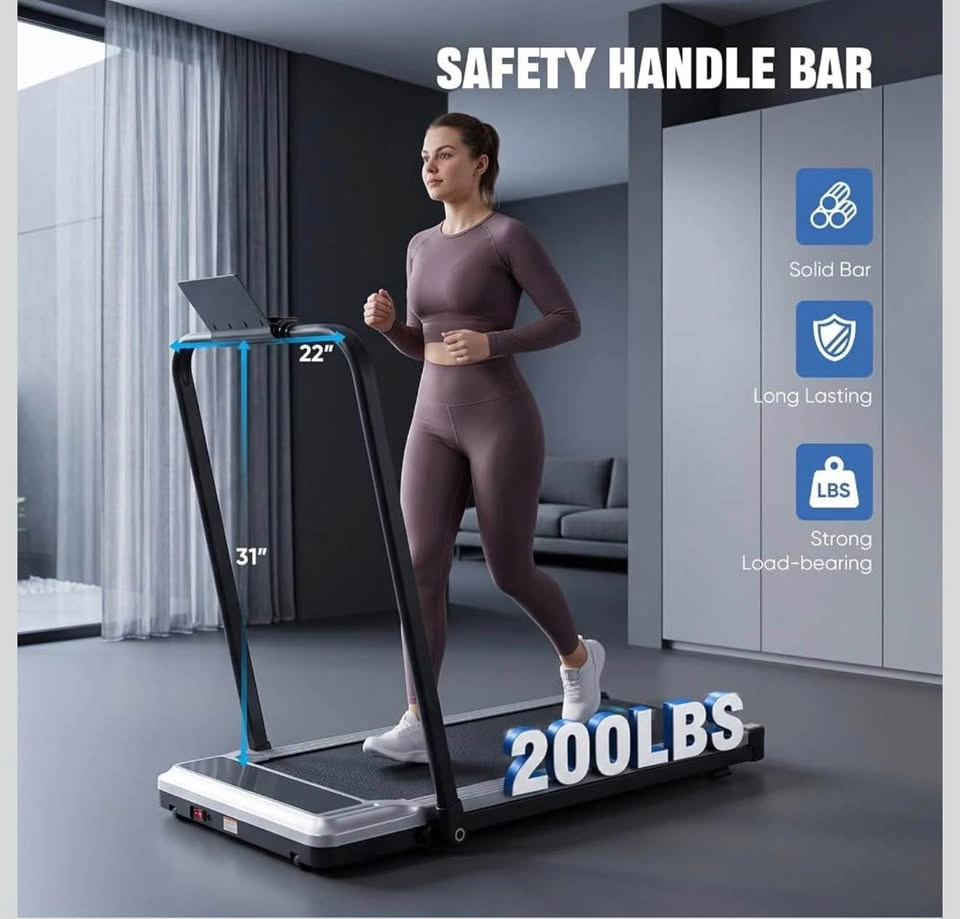 Foldable Walking Pad with Handle Bar, Treadmills for Home - photo 3