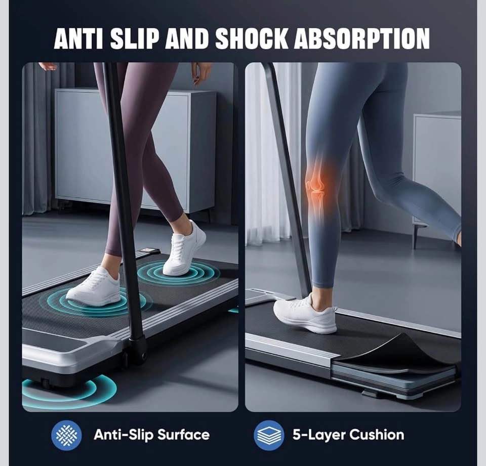 Foldable Walking Pad with Handle Bar, Treadmills for Home - photo 5