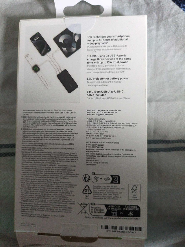 Belkin BoostCharge Power Bank 10k - photo 5