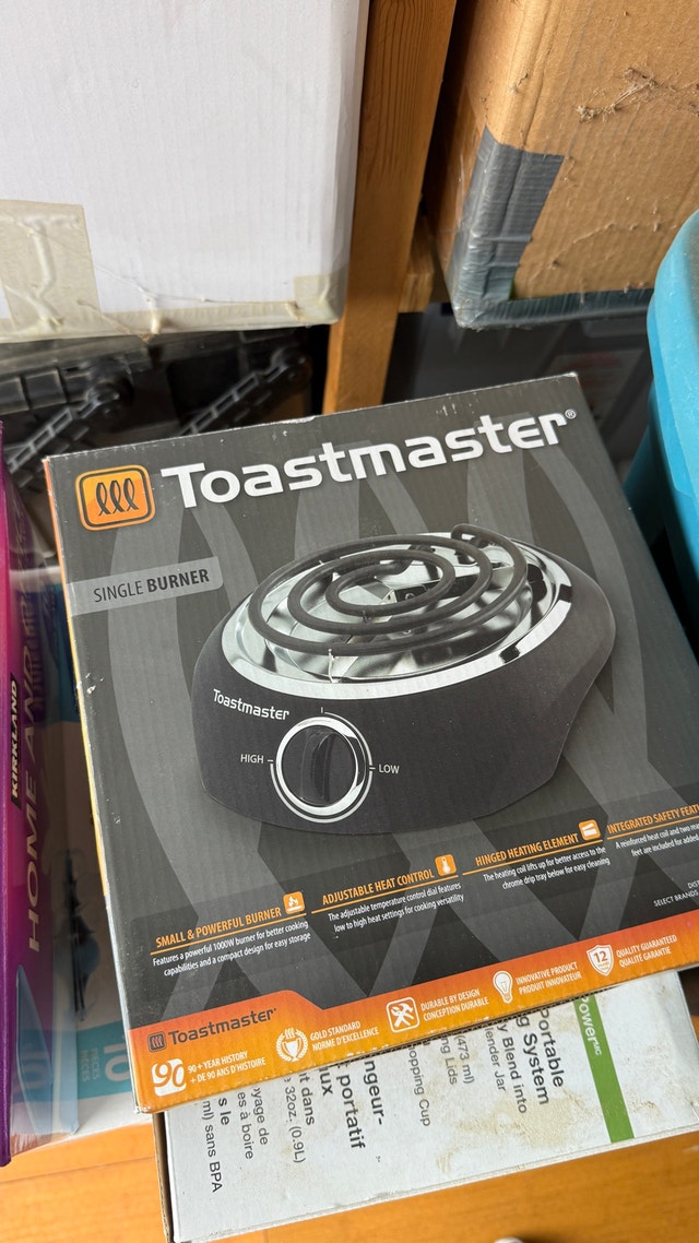 Toastmaster Single Burner