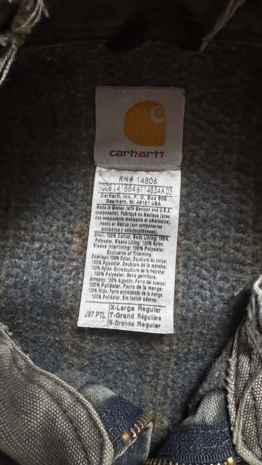 Vintage J97 Detroit Carhartt Jacket - photo 2