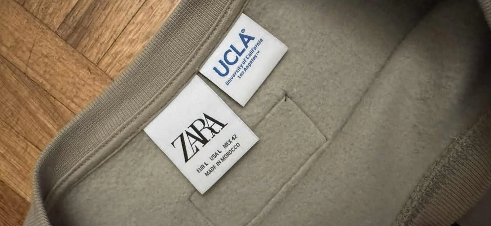 Zara UCLA College Sweatshirt - photo 2