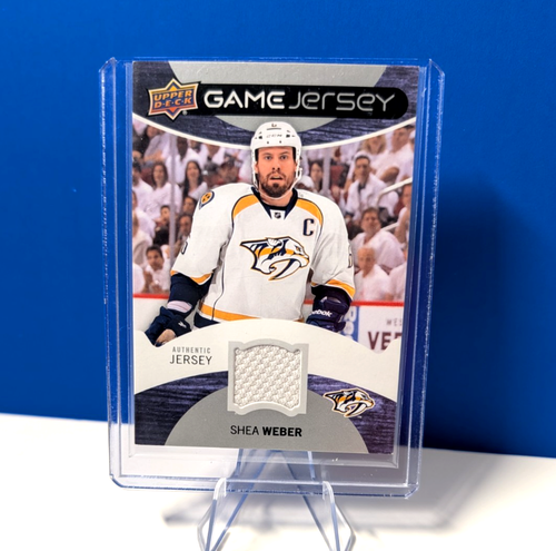 Shea Weber 2012-13 Upper Deck UD Game Jersey GJ-WE Predators