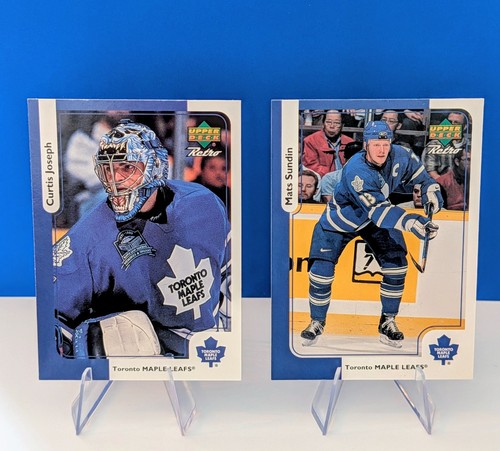 Mats Sundin & Curtis Joseph 1999-00 Upper Deck Retro McDonald's