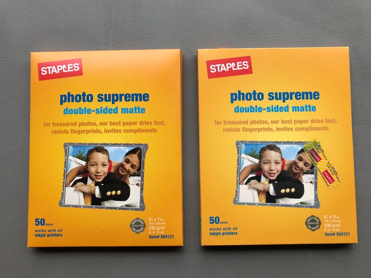 8 1/2” x 11” Photo Paper for All Inkjet Printers