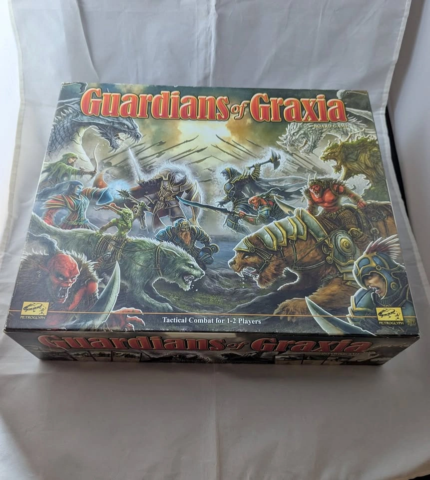Guardians of Graxia Board Game – Petroglyph 2010 Fantasy Strateg