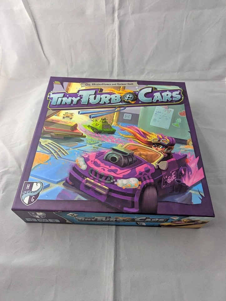 Tiny Turbo Cars Board Game – Horrible Guild – Racing Puzzle Game