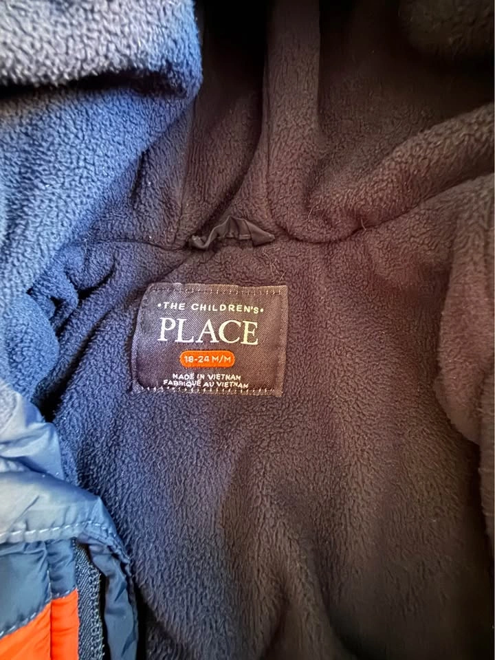 The Children's Place Hooded Puffer Jacket 18-24 Months - photo 2