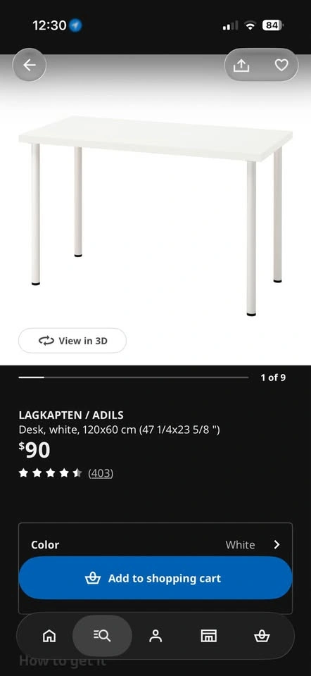 IKEA LAGKAPTEN / ADILS Desk - photo 4