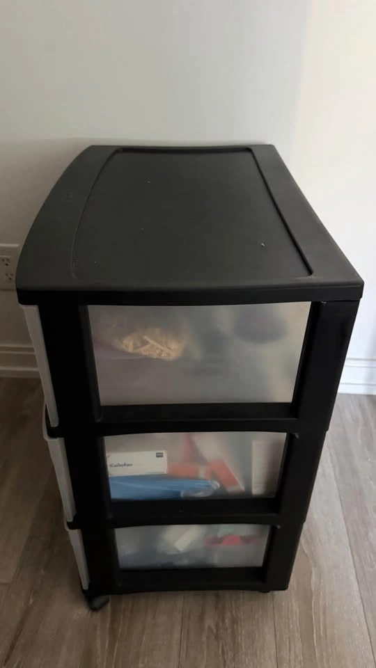 Sterilite 3-Drawer Plastic Storage Cart - photo 2