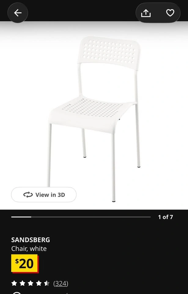 Set of 2 IKEA SANDSBERG Chairs - photo 2