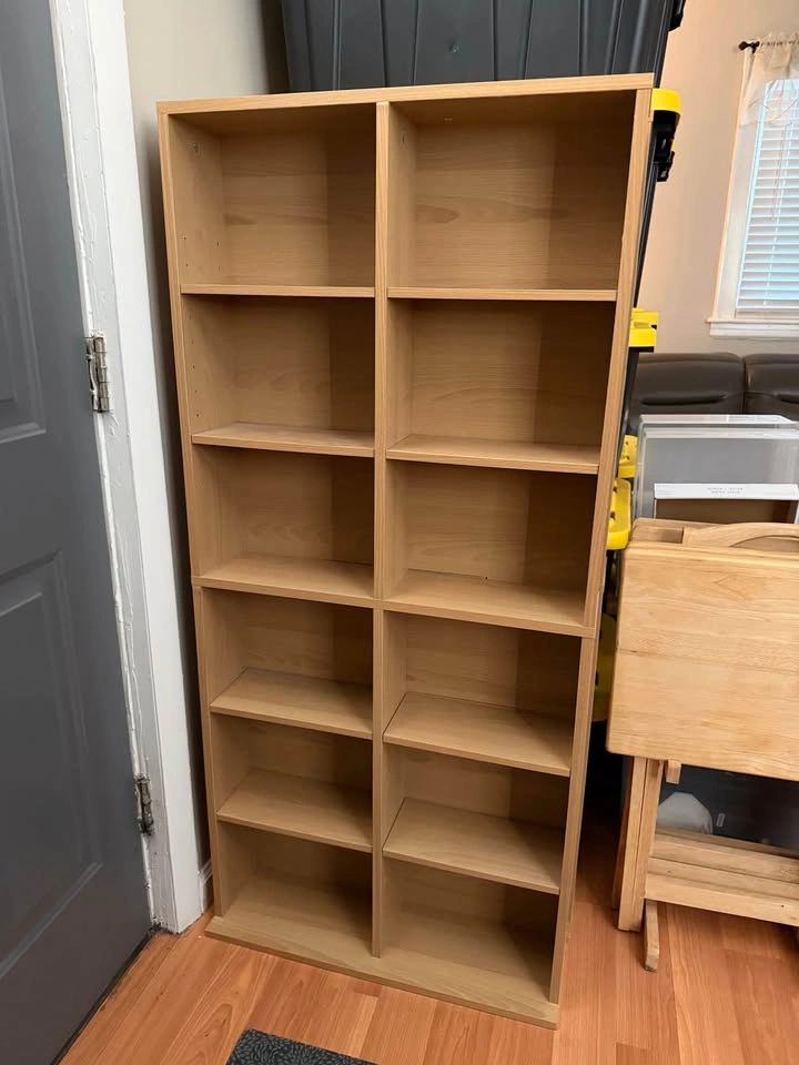 3 Wooden Media Storage Towers / Bookshelves - photo 3